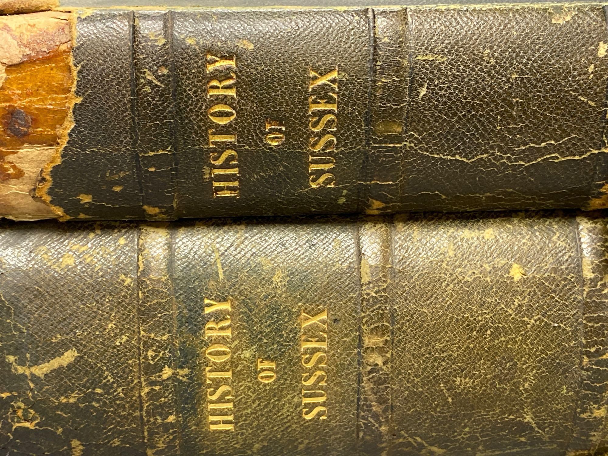 Horsfield, Thomas Walker - The History, Antiquities and Topography of the County of Sussex, 2 vols, Lewes 1835 (sold waf)